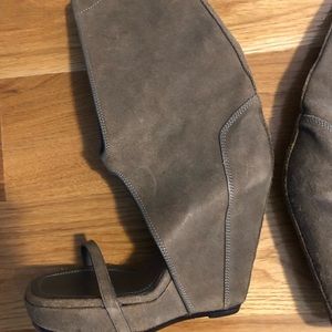 Authentic Rick Owens Cut our wedge size 39